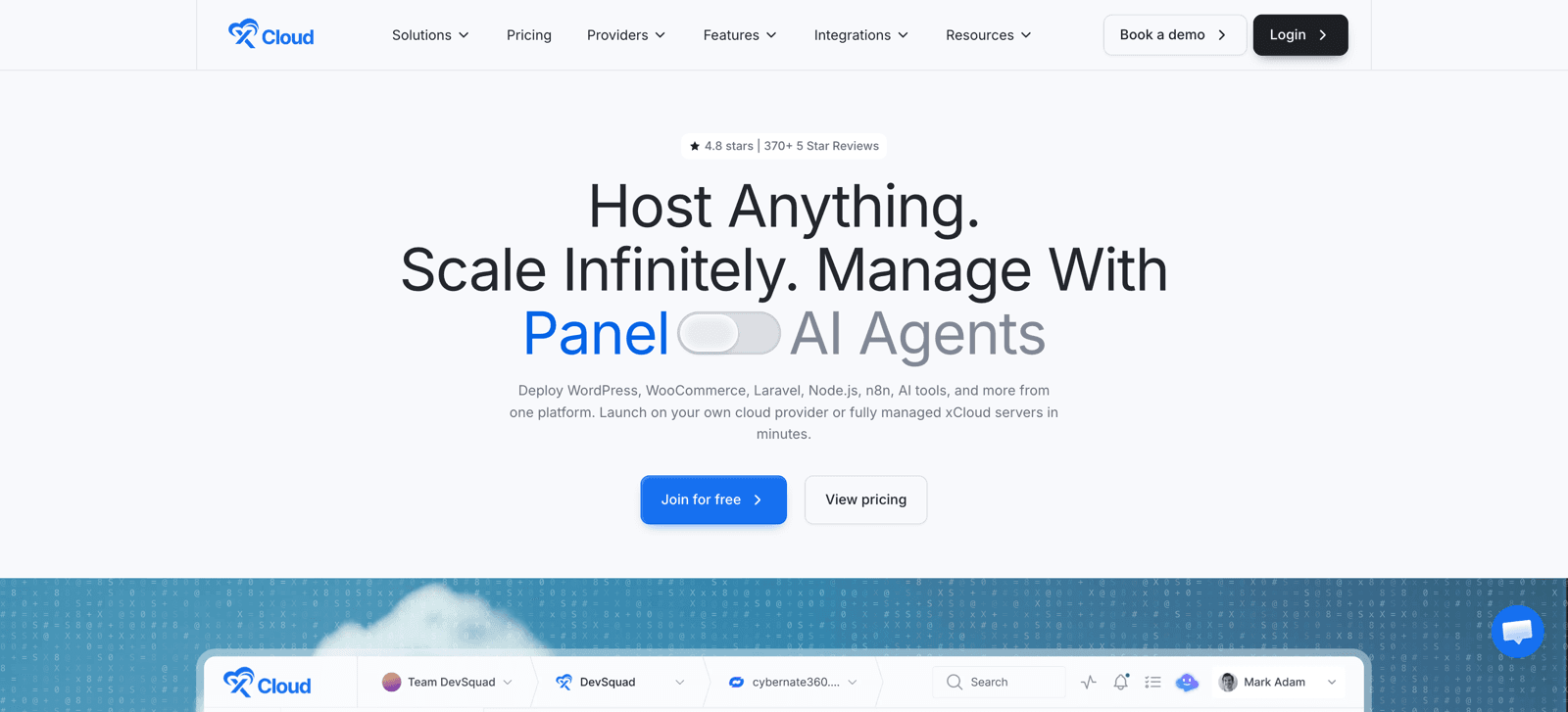 xCloud interface